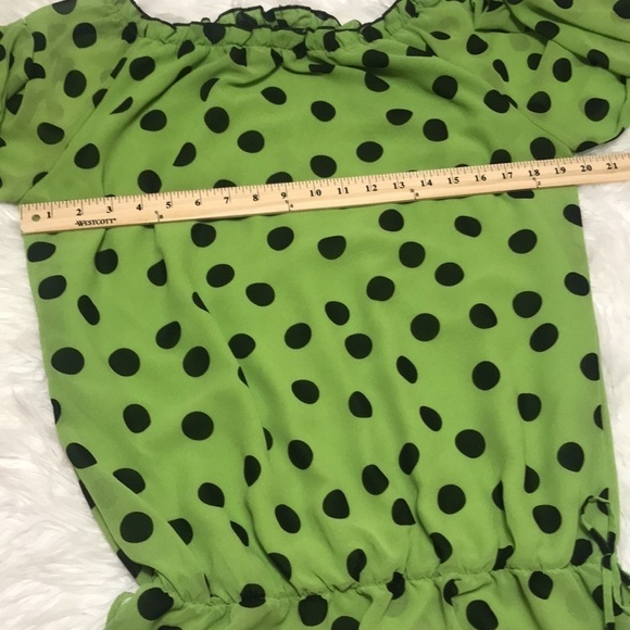 Mischa Polka Dot Top SZ Small - Picture 4 of 10